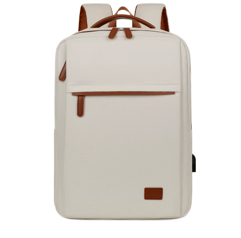 Multifunctional travel backpack with laptop compartment and USB port
