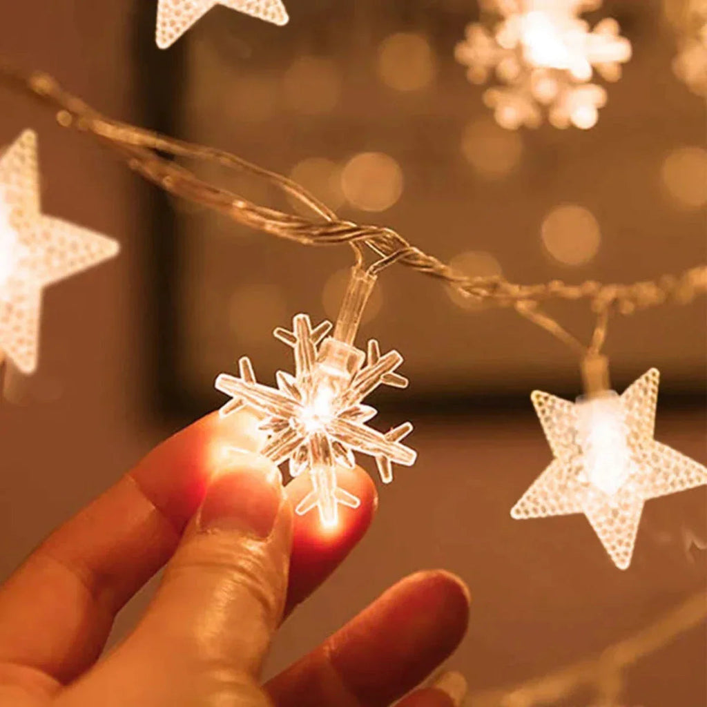 TwinkleStar – Warm LED Star Lighting for Christmas Decoration
