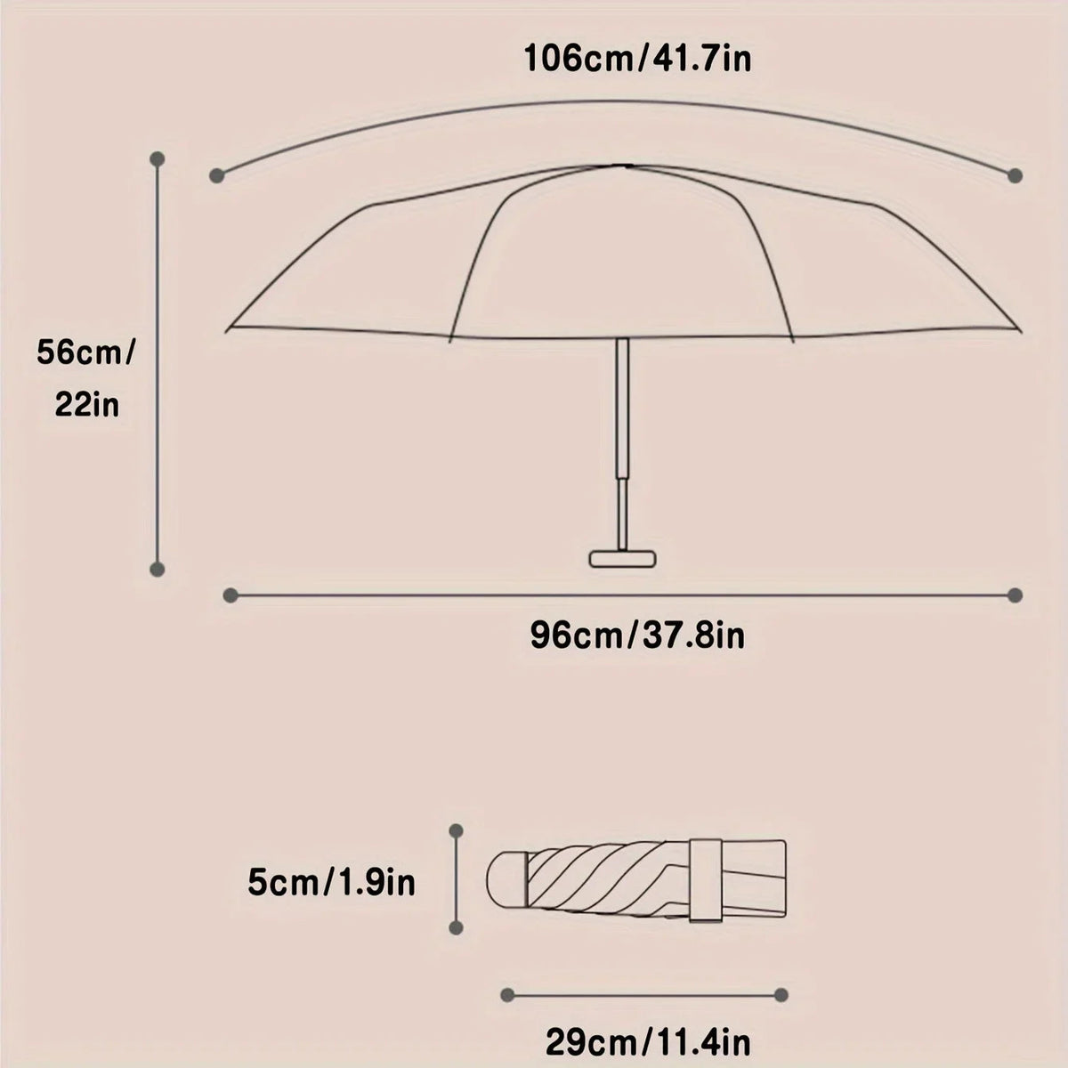 Vitral Vintage Umbrella