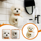 Dog Toilet Paper Holder – Decorative Dispenser for a Cheerful Bathroom