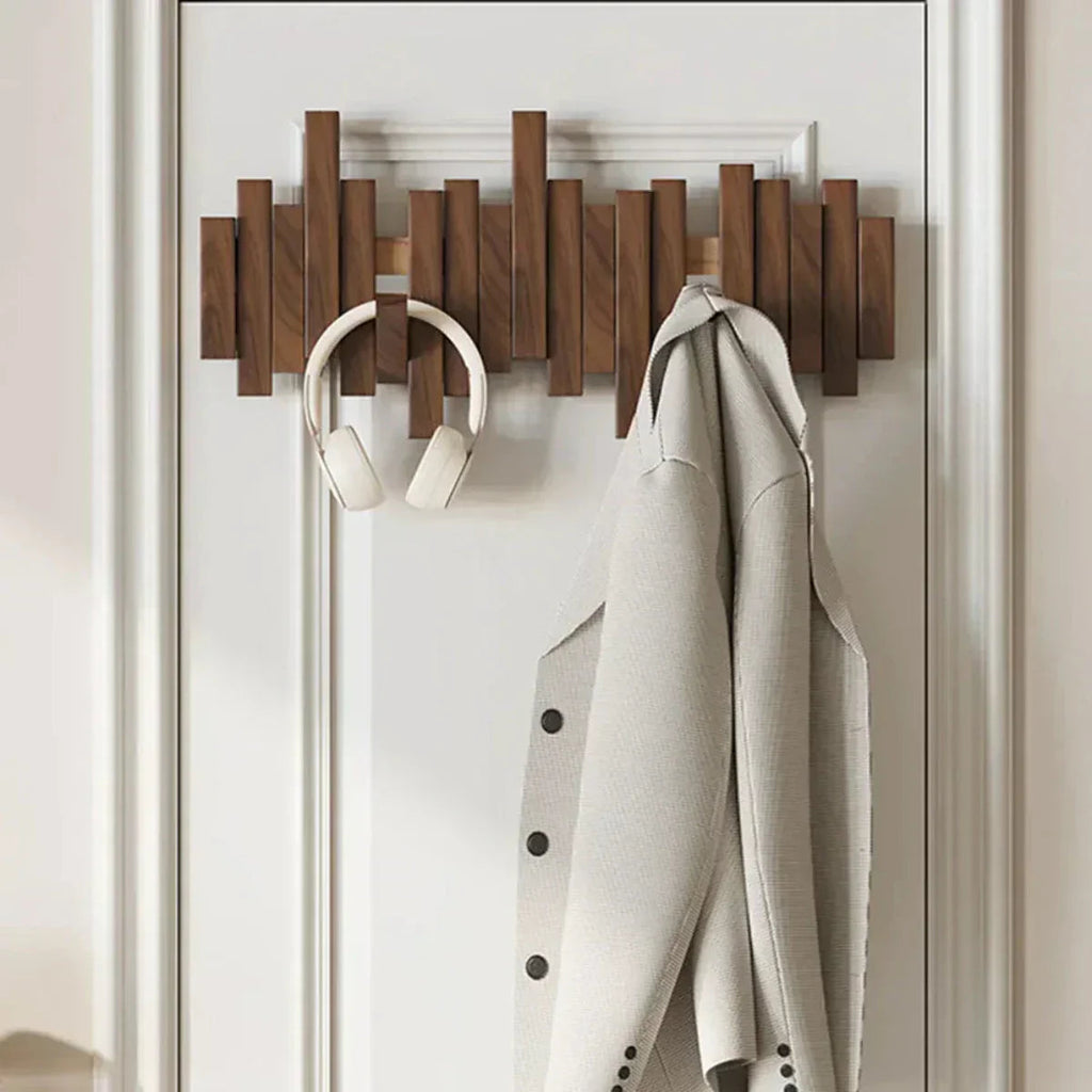Wall coat made of wood piano – Practical and Elegant for organizing your entrance