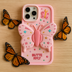 Lovely 3D Folded Butterfly Shockproof iPhone Case