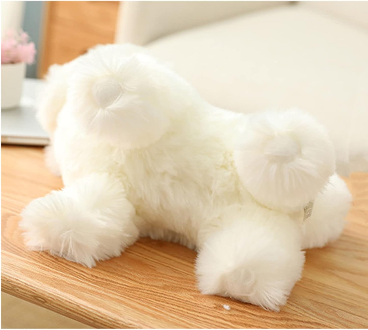 Fluffy Dog Hugging Plushie Pillow