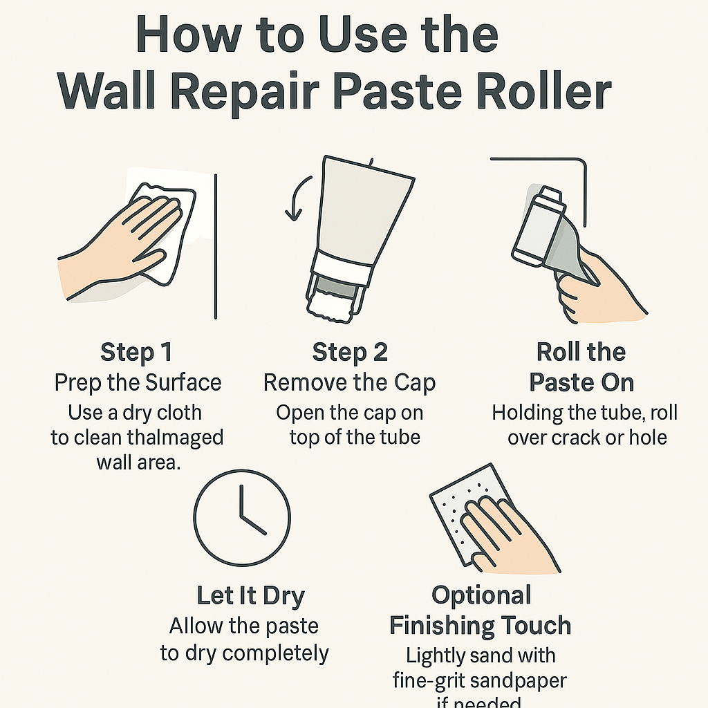 Wall Repair Paste Roller
