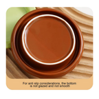 Mini Stacked Hamburger Ceramic Plate Set