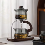 Walnut Signature One-Key Glass Tea Set