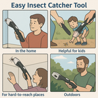 No Exit Easy Insect Catcher Tool