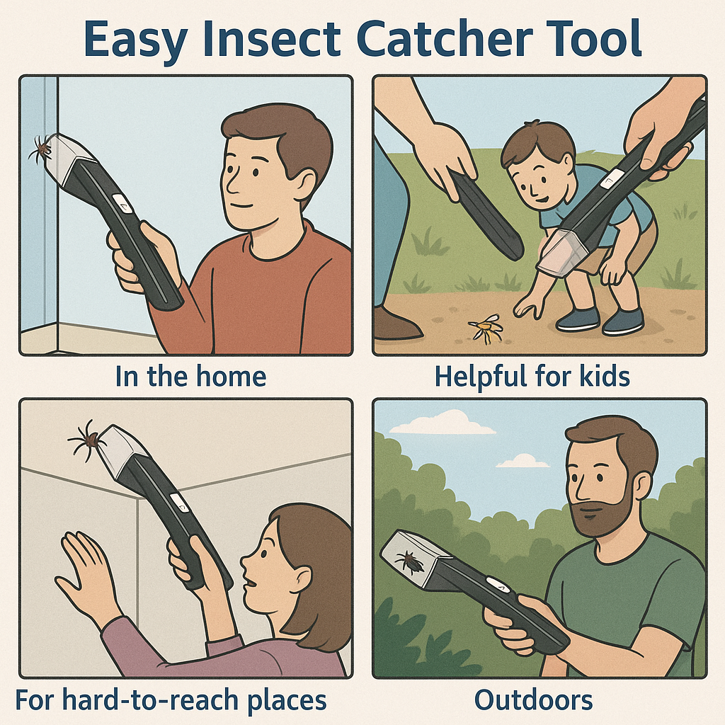 No Exit Easy Insect Catcher Tool