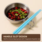 Fun Size Stainless Steel Dipping Bowl