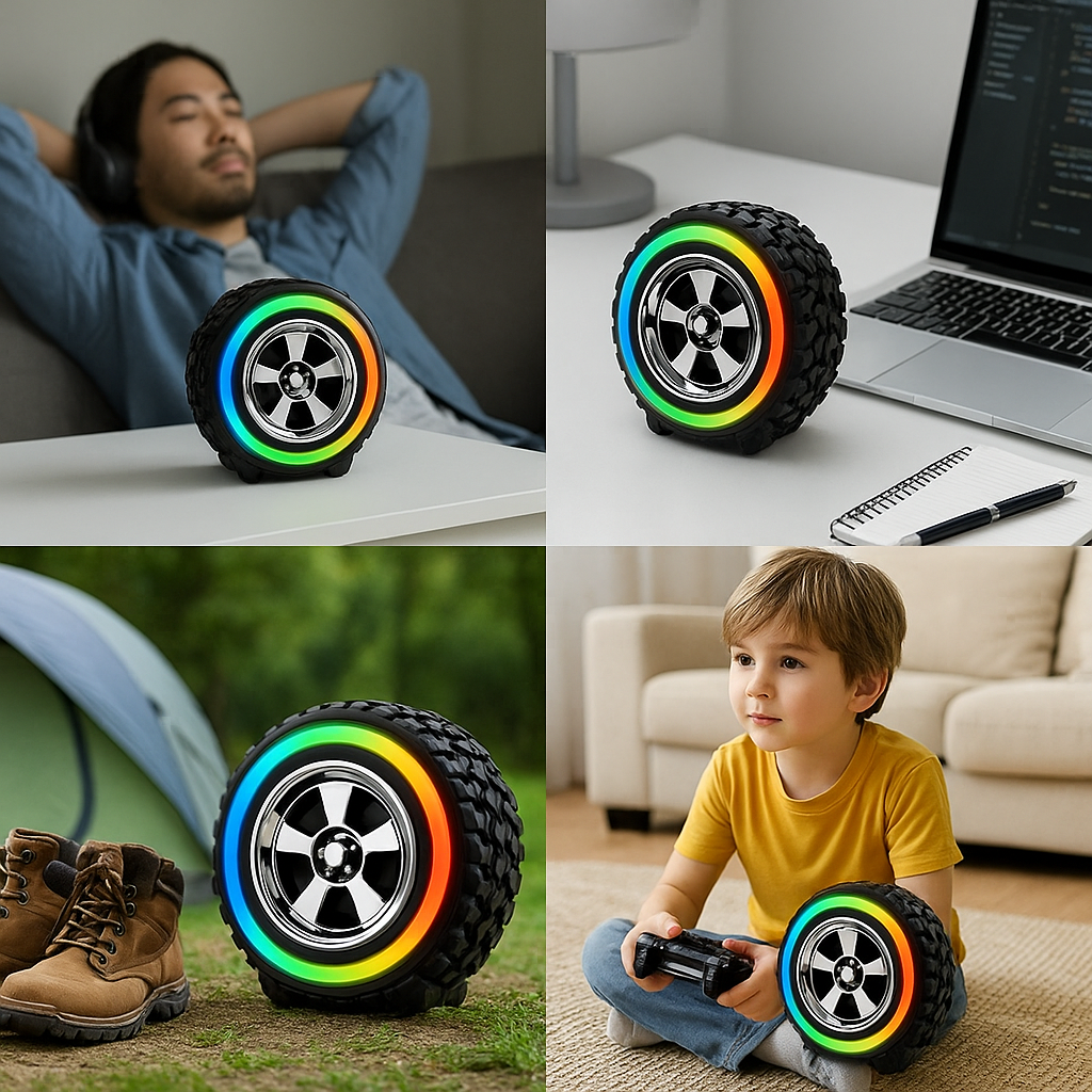 All Wheel Creative Wireless Speaker