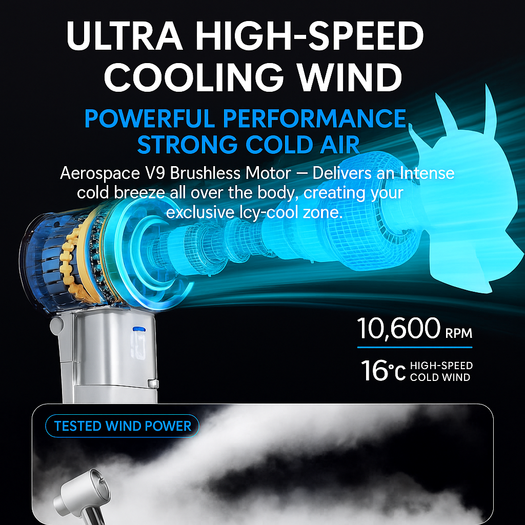 Cool Wind Smart Power Bank Fan