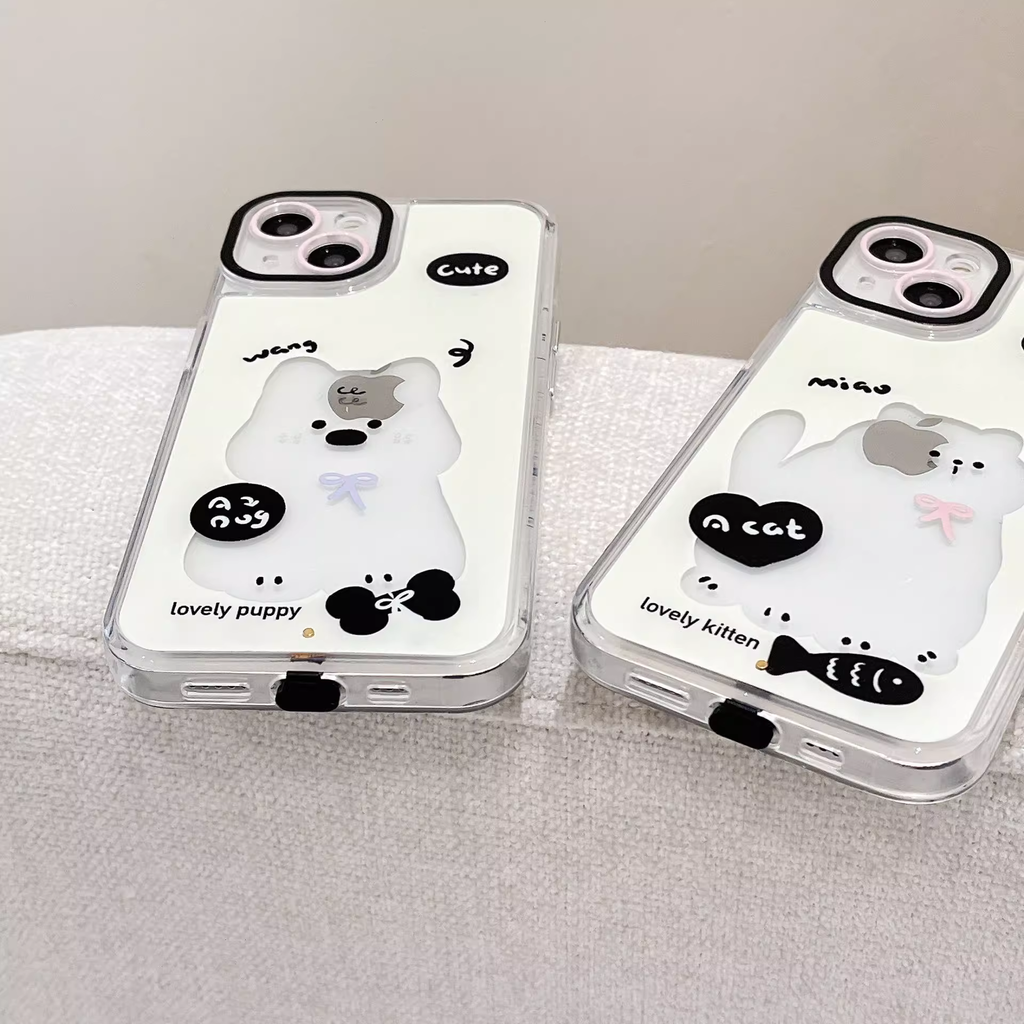 Neon Paws Cat Lover Luminous Phone Case