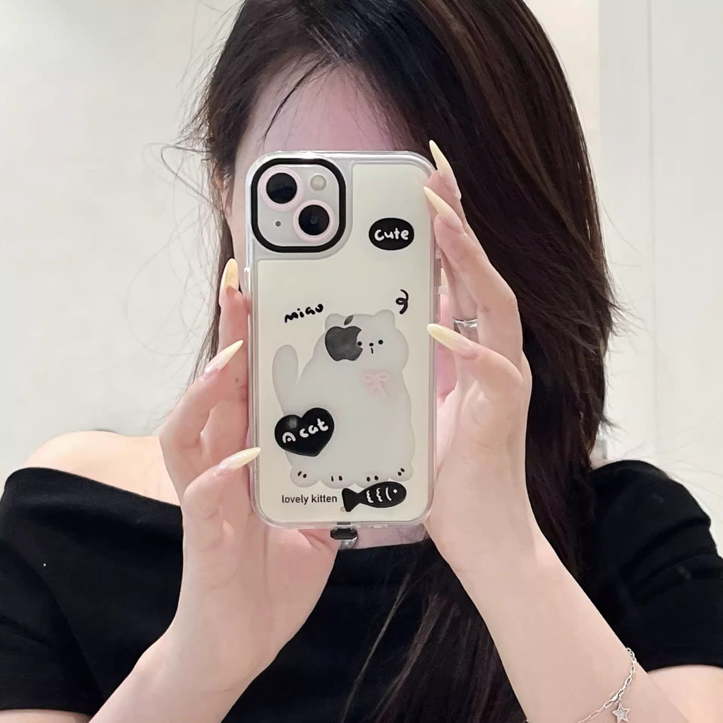Neon Paws Cat Lover Luminous Phone Case
