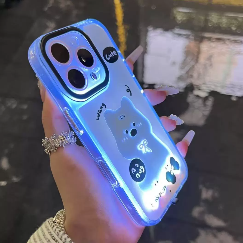 Neon Paws Cat Lover Luminous Phone Case
