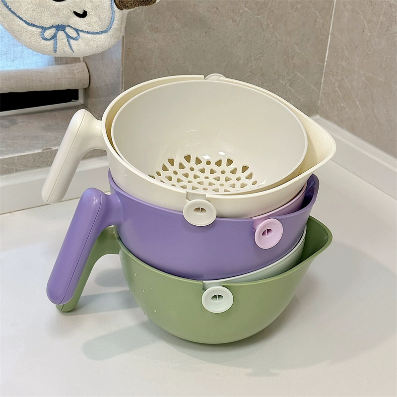 Double Layer Quick Vegetable Drainer Basket