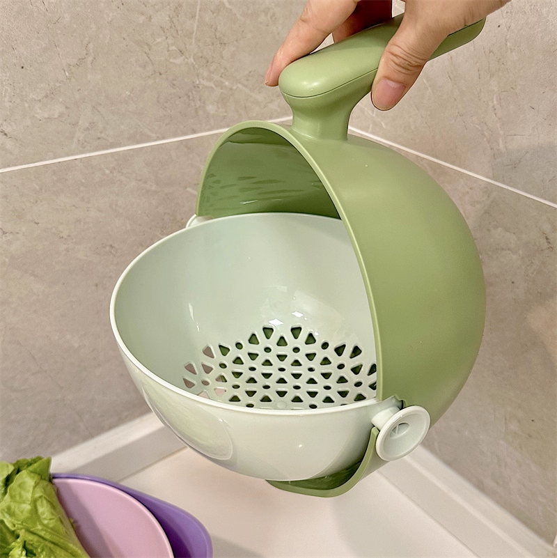 Double Layer Quick Vegetable Drainer Basket