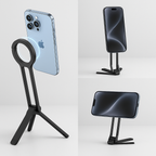 Pocket Size Clip-On Magnetic Foldable Tripod