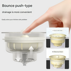 Anti-Clogging Removable Universal Sink Filter Drainer