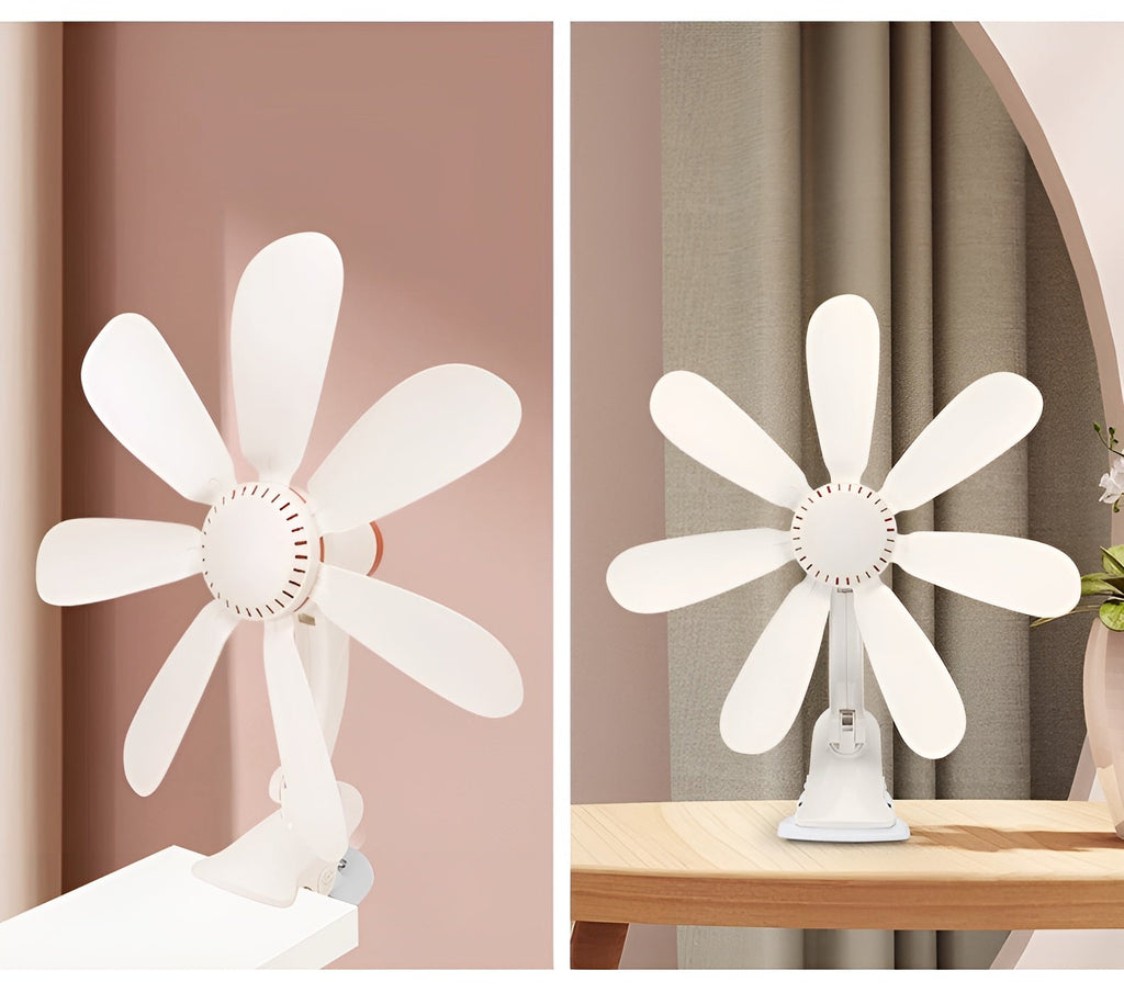 Portable Clip-On Desk & Bedside Fan