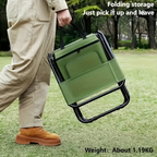 Built-in Cooling Bag Portable Folding Outdoor Stool