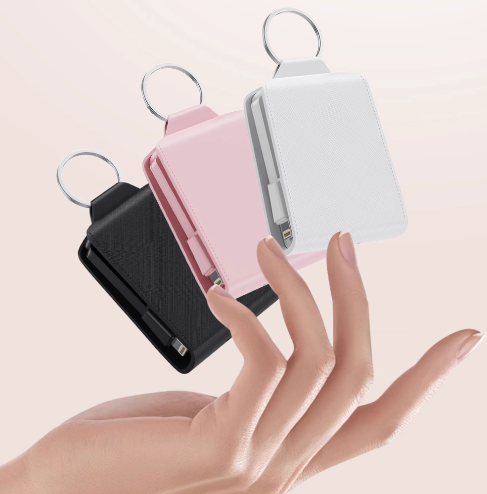 Mini Emergency Portable Power Bank Keychain
