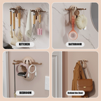 Multi Organizer Foldable Wall-Mounted Hook
