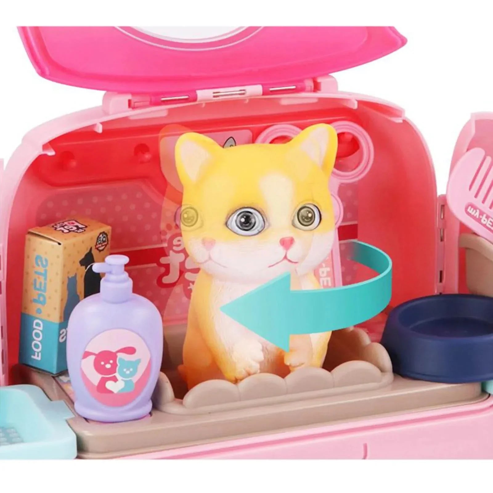 Animal care set for children with learning fun