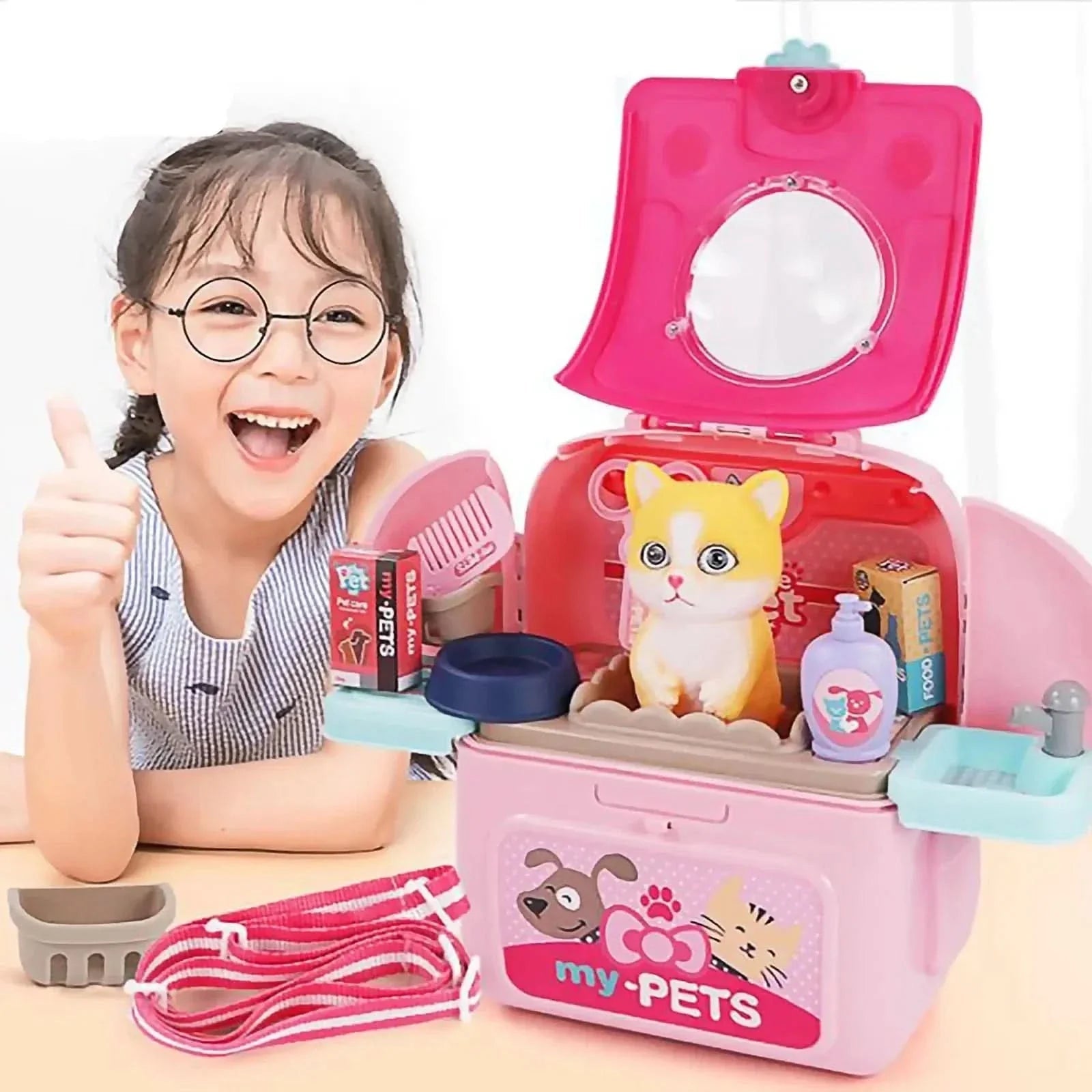 Animal care set for children with learning fun