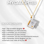Memory Bookhanger Necklace – Symbolic Jewelry with Loving Message