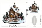 Shining Gingerbread House – Charming Christmas table decoration with lighting