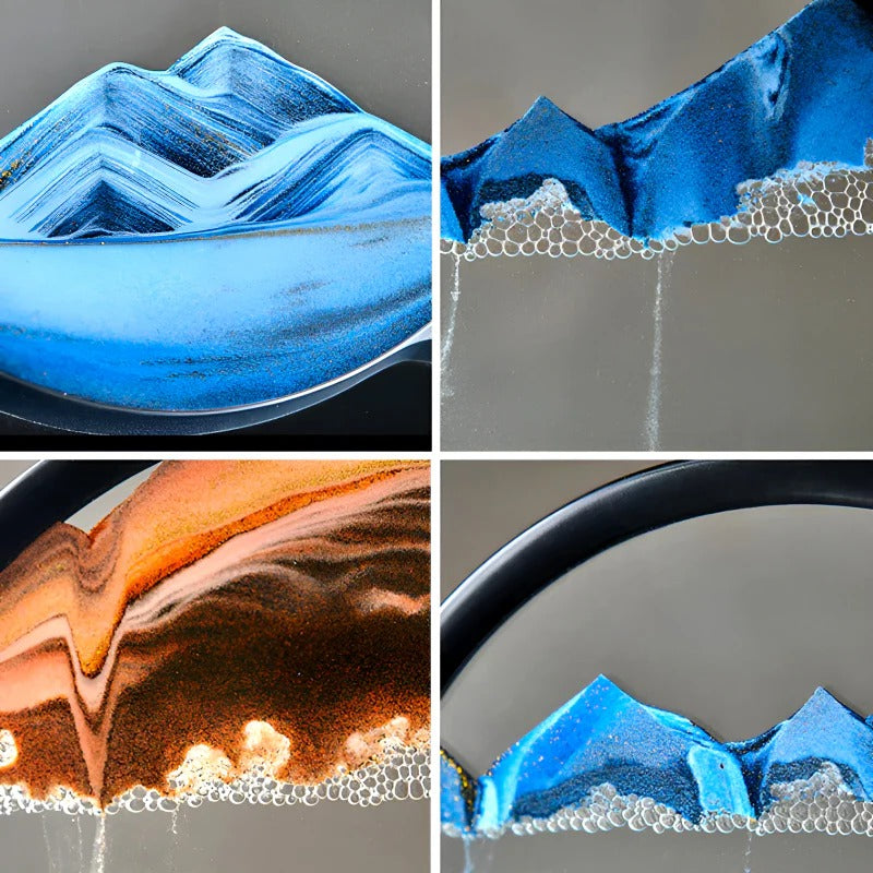 Moving Sand Art Sculpture