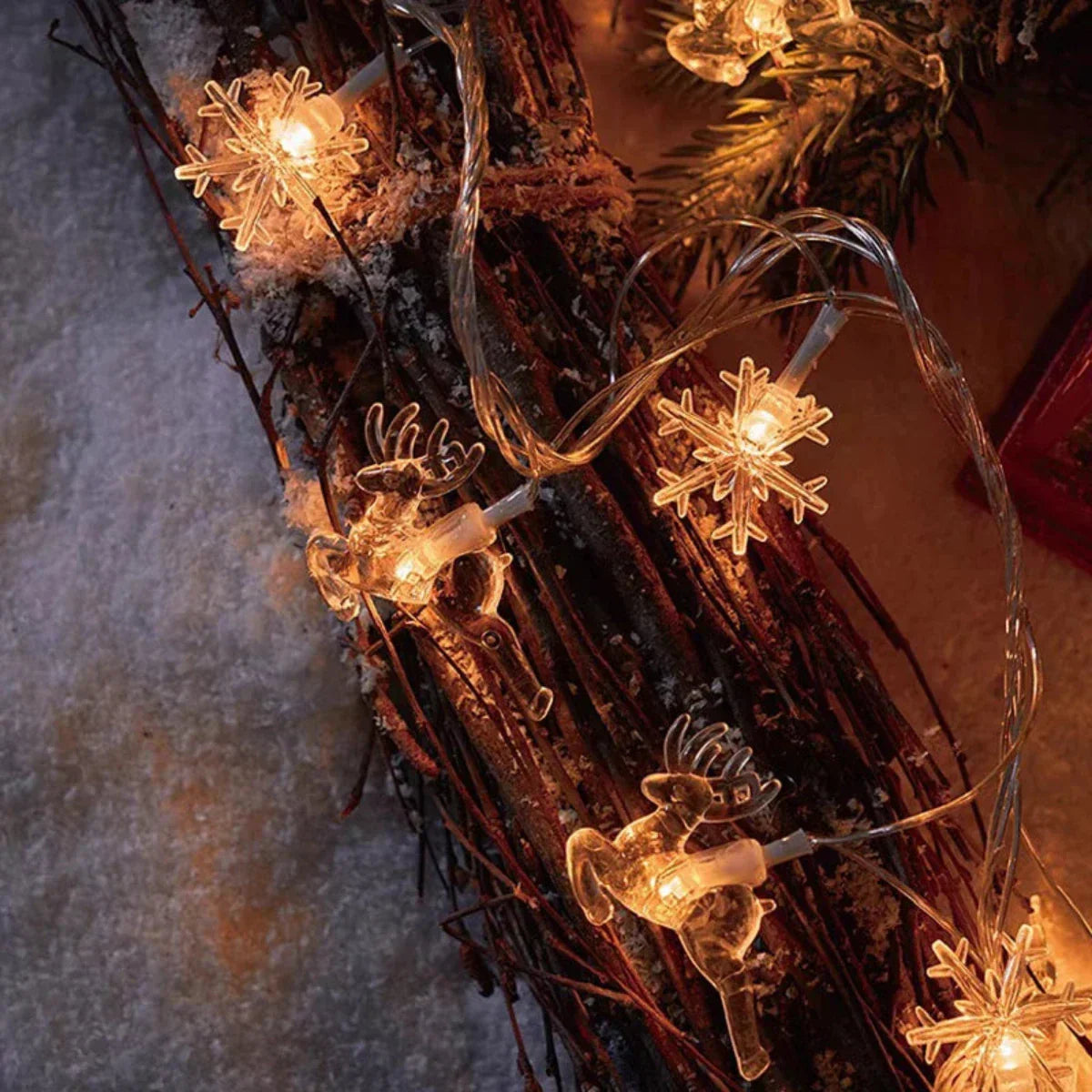 TwinkleStar – Warm LED Star Lighting for Christmas Decoration
