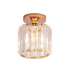 Ceiling Light Crystal Flush Mount Modern Fixture