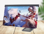 Enlarged screen for complete comfort