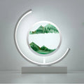 3D Hourglass LED Lamp, Mesmerizing Sand Art for Home Decor
