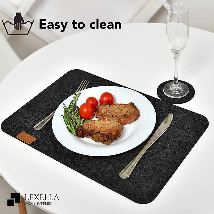 Heat-resistant table mats coasters cork coasters