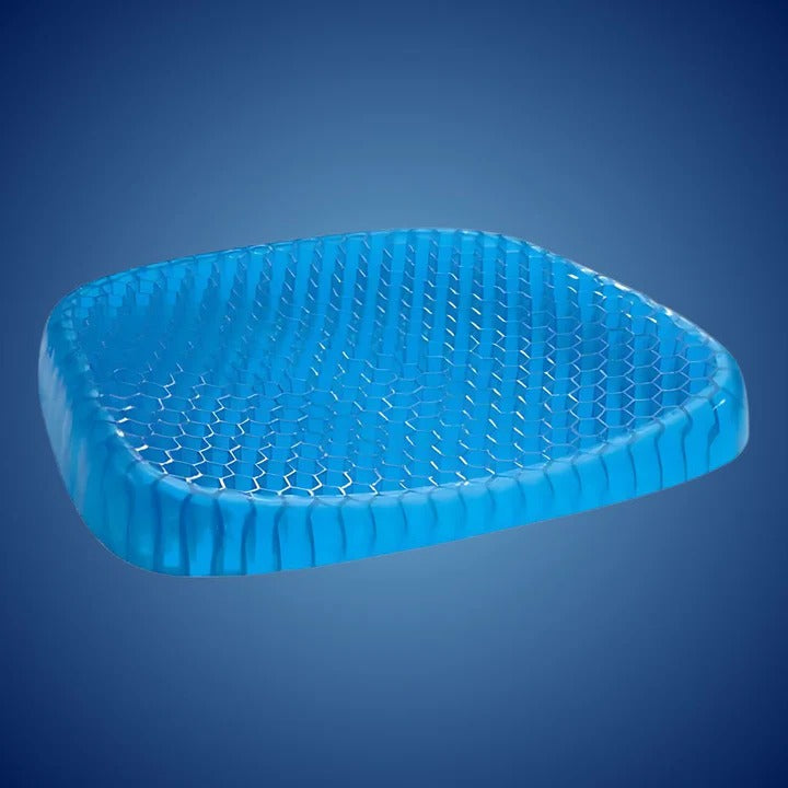 PressureFree Orthopedic Gel Seat Cushion – Breathable Honeycomb Design for Tailbone and Back Pain Relief