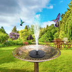 Solar-Powered Bird Bath Fountain
