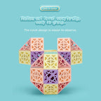 Hollowout Magic Ruler – Creative Building Block Set for Building, Turning & Exploring