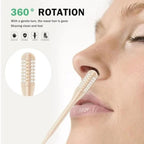 Compact Nose Trimmer with 360° Rotating Head – Precision Grooming for Men and Women