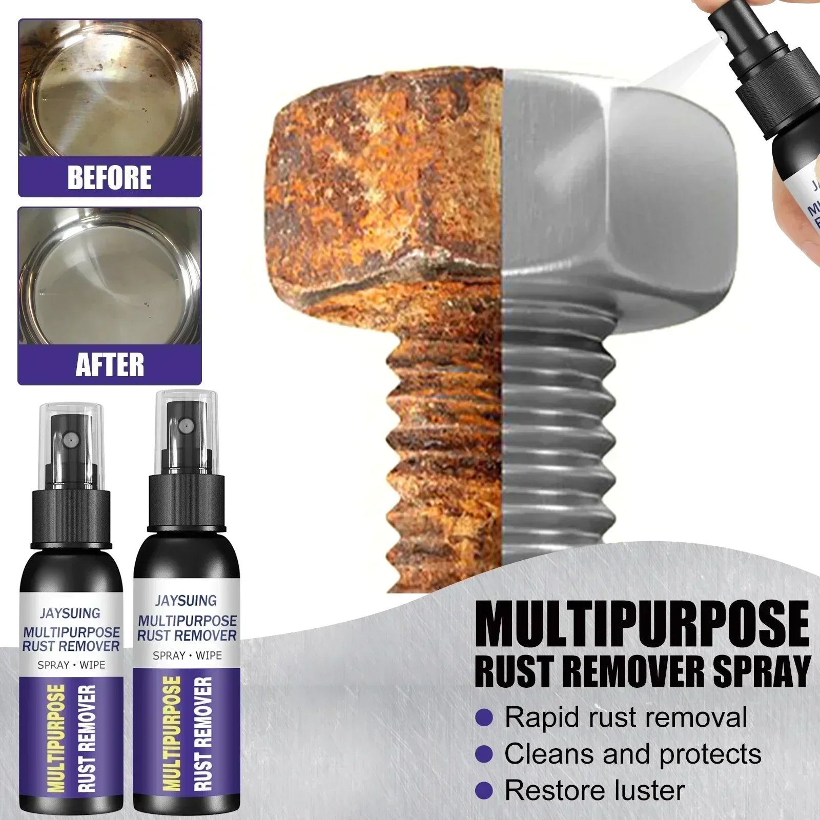 RustAway – Rust Spray, Eliminates Rust and Restores Car Parts