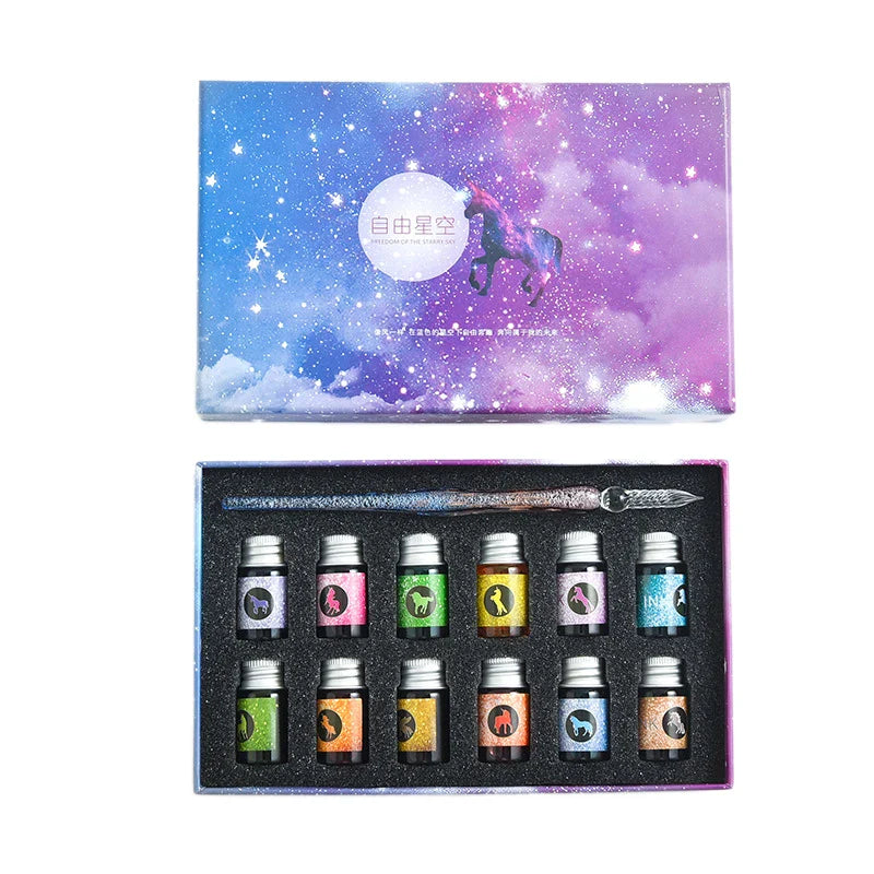 Crystal Elegance Calligraphy Set