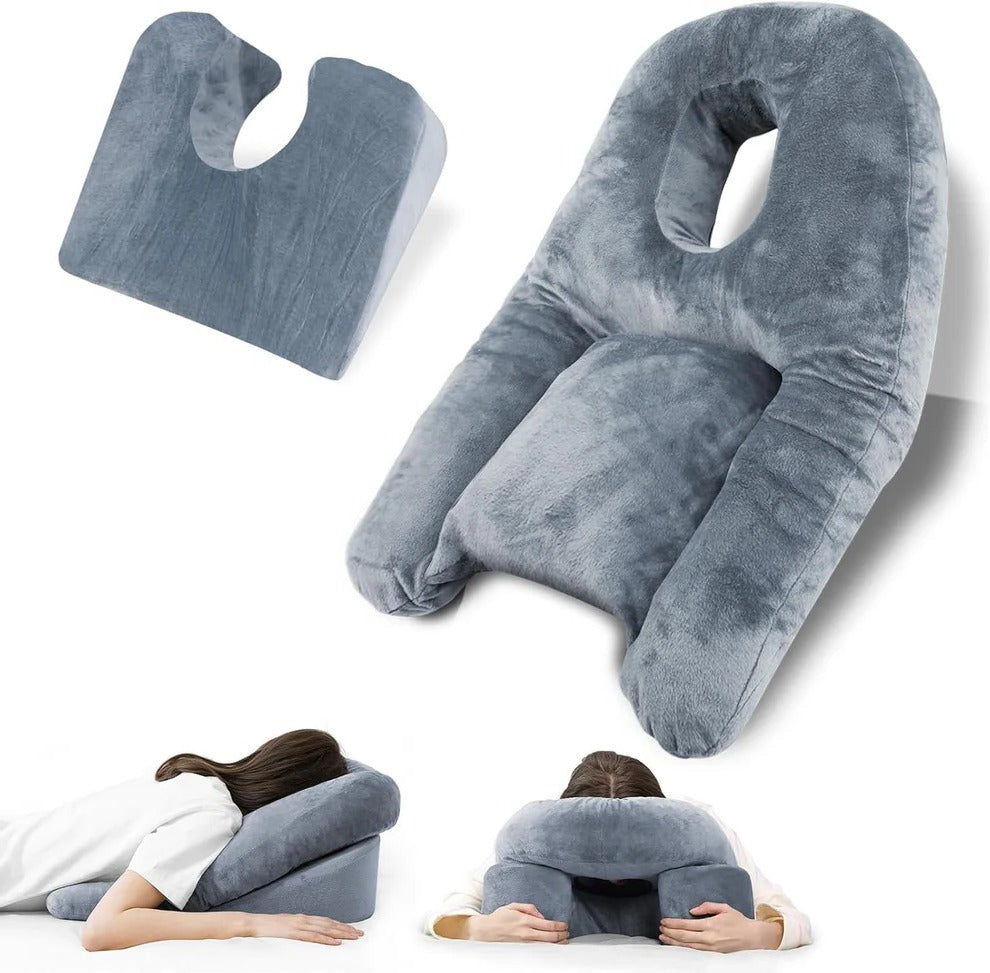 Face Down Pillow For Comfortable Stomach Sleeping After Surgery