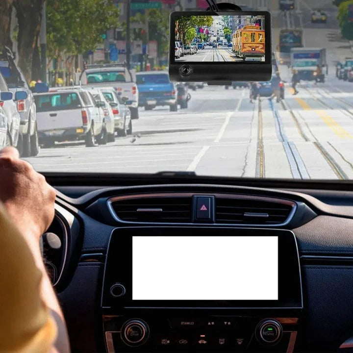 4" Touch Screen Front and Rear Dash Cam