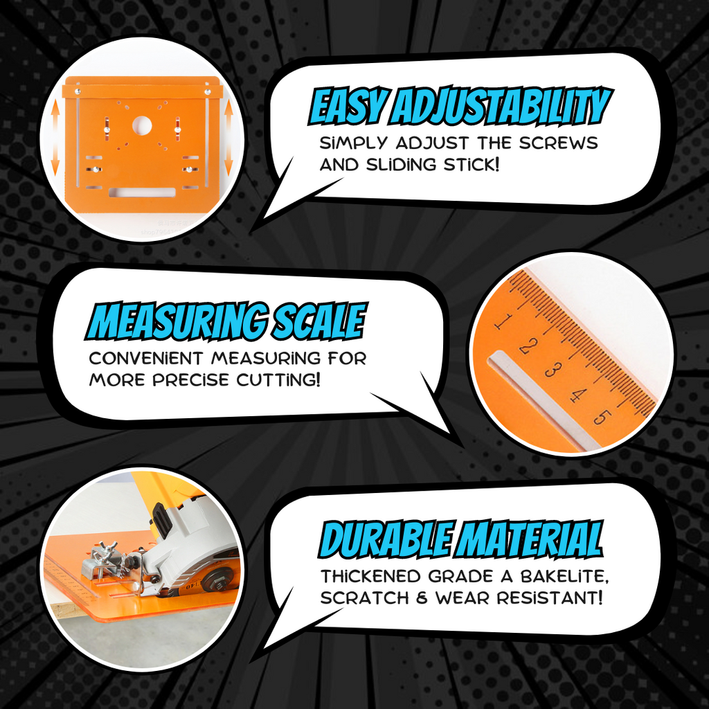 LuxuraCut Precision Cutting Machine | Adjustable Base Plate for precise and effortless cuts