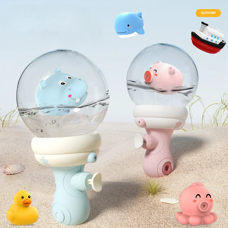 Water fun for kids – Colorful water gun with animal motifs