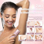 BlissEdge Women’s Rechargeable Razor – Painless Hair Removal for Smooth, Soft Skin