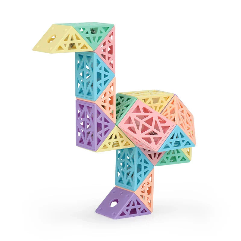 Hollowout Magic Ruler – Creative Building Block Set for Building, Turning & Exploring