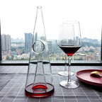 Double Pyramid Waterfall Decanter