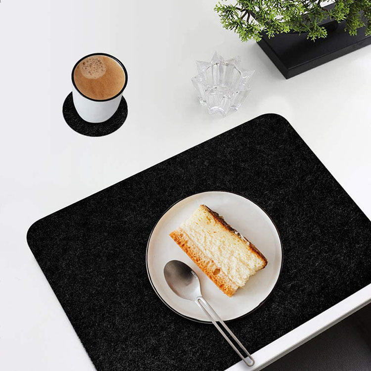 Heat-resistant table mats coasters cork coasters